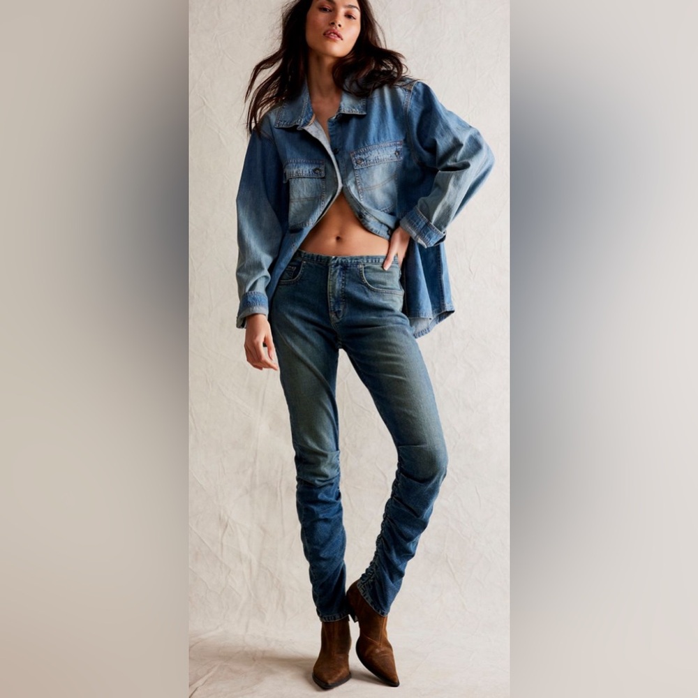 We the free blue jeans